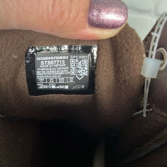 NWOB SPERRY Saltwater Snake Print Textile Duck Boots Waterproof Rain Snow Winter - Picture 5 of 7